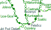 Csetnek város szolgálati hely helye a térképen
