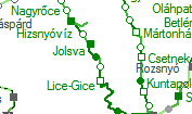 Jolsva-Tapolca szolgálati hely helye a térképen