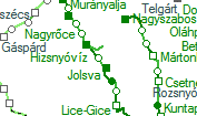 Jelšava zastávka szolgálati hely helye a térképen