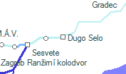 Dugo Selo szolgálati hely helye a térképen