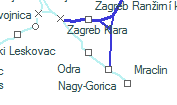 Odra szolgálati hely helye a térképen