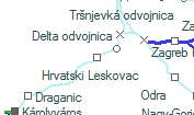 Hrvatski Leskovac szolgálati hely helye a térképen