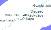 Károlyváros szolgálati hely helye a térképen