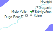 Mrzlo Polje szolgálati hely helye a térképen