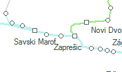 Zaprešic-Savska szolgálati hely helye a térképen