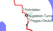 Kugelstein-Tunnel szolgálati hely helye a térképen