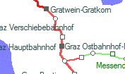 Graz Verschiebebahnhof szolgálati hely helye a térképen