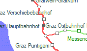 Graz Hauptbahnhof szolgálati hely helye a térképen
