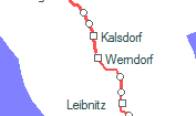 Werndorf szolgálati hely helye a térképen