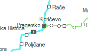 Pragersko szolgálati hely helye a térképen