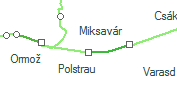 Polstrau szolglati hely helye a trkpen