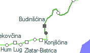 A vonalszakasz helye a trkpen