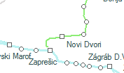 Novi Dvori szolgálati hely helye a térképen
