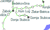 Donja Stubica szolgálati hely helye a térképen