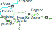 Rogaška Slatina szolgálati hely helye a térképen