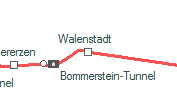 Walenstadt szolgálati hely helye a térképen