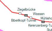 Biberlikopf-Tunnel szolgálati hely helye a térképen