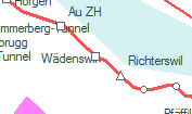 Wädenswil szolgálati hely helye a térképen