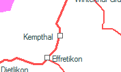 Kempthal szolgálati hely helye a térképen