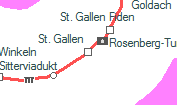 St. Gallen szolgálati hely helye a térképen
