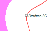 Altstätten SG szolgálati hely helye a térképen