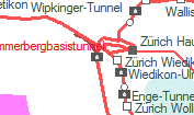 Zimmerbergbasistunnel szolgálati hely helye a térképen