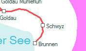Schwyz szolgálati hely helye a térképen