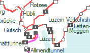 Luzern Verkehrshaus szolgálati hely helye a térképen
