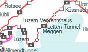 Letten-Tunnel szolgálati hely helye a térképen
