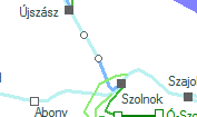 Abonyi út szolgálati hely helye a térképen
