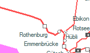 Rothenburg szolgálati hely helye a térképen