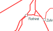 Rothirst szolgálati hely helye a térképen