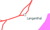 Langenthal szolgálati hely helye a térképen