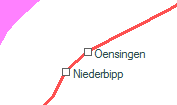 Oensingen szolgálati hely helye a térképen