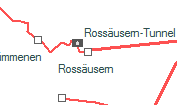 Rossäusern szolgálati hely helye a térképen