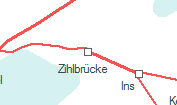 Zihlbrücke szolgálati hely helye a térképen