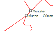 Murten szolgálati hely helye a térképen