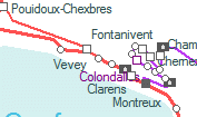 La Tour-de-Peliz szolgálati hely helye a térképen