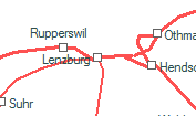 Lenzburg szolgálati hely helye a térképen