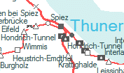Hondrich-Tunnel szolgálati hely helye a térképen