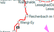 Reichenbach im Kandertal szolgálati hely helye a térképen