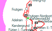 Frutigen-Nordportal szolgálati hely helye a térképen
