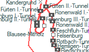 Blausee-Mitholz szolgálati hely helye a térképen