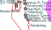 Rotbach-Tunnel szolgálati hely helye a térképen