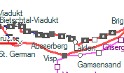 Gründen-Tunnel szolgálati hely helye a térképen