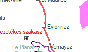 Evionnaz szolgálati hely helye a térképen