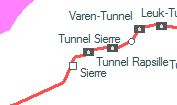 Tunnel Sierre szolgálati hely helye a térképen