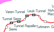 Varen-Tunnel szolgálati hely helye a térképen