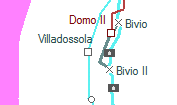 Villadossola szolgálati hely helye a térképen