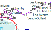 Sendy-Sollard szolgálati hely helye a térképen